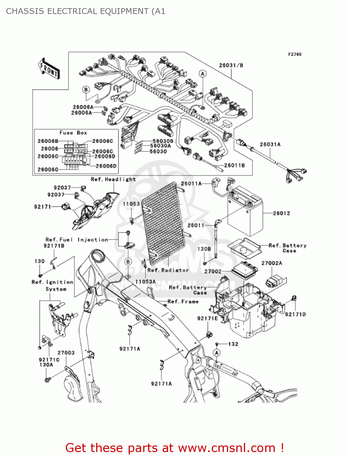 CHASSIS ELECTRICAL EQUIPMENT (A1 VN2000A1 VULCAN 2000 2004 USA CALIFORNIA CANADA