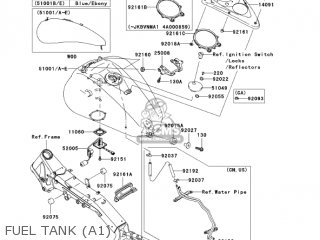 FUEL TANK (A1) - VN2000A1 VULCAN 2000 2004 USA CALIFORNIA CANADA