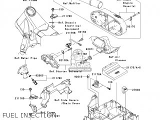 FUEL INJECTION - VN2000A1 VULCAN 2000 2004 USA CALIFORNIA CANADA