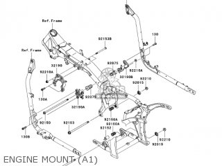 ENGINE MOUNT (A1) - VN2000A1 VULCAN 2000 2004 USA CALIFORNIA CANADA