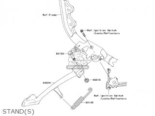 STAND(S) - VN2000A1 VULCAN 2000 2004 USA CALIFORNIA CANADA