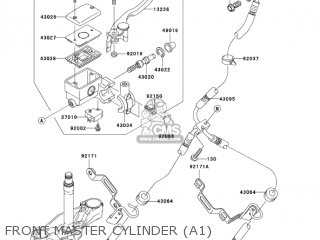 FRONT MASTER CYLINDER (A1) - VN2000A1 VULCAN 2000 2004 USA CALIFORNIA CANADA