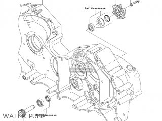 WATER PUMP - VN2000A2 VULCAN 2000 2005 USA CALIFORNIA CANADA