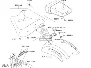SEAT - VN2000A2 VULCAN 2000 2005 USA CALIFORNIA CANADA