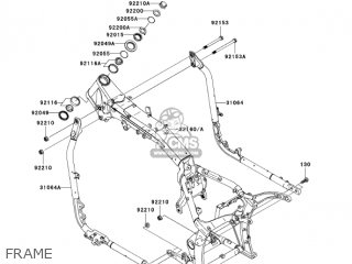 FRAME - VN2000A6F VULCAN 2000 2006 USA CALIFORNIA CANADA