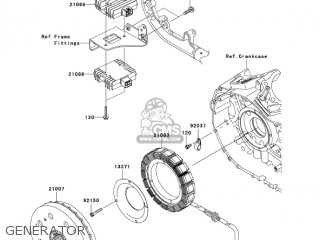 GENERATOR - VN2000A6F VULCAN 2000 2006 USA CALIFORNIA CANADA
