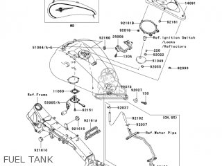 FUEL TANK - VN2000A6F VULCAN 2000 2006 USA CALIFORNIA CANADA