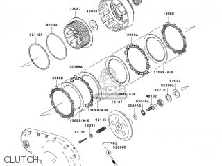 CLUTCH - VN2000A6F VULCAN 2000 2006 USA CALIFORNIA CANADA