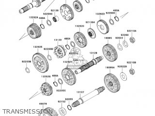 TRANSMISSION - VN2000A7F VULCAN 2000 2007 USA CALIFORNIA CANADA