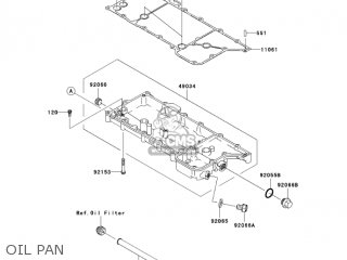 OIL PAN - VN2000A7F VULCAN 2000 2007 USA CALIFORNIA CANADA
