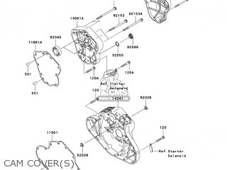 CAM COVER(S) - VN2000D6F VULCAN 2000 LIMITED 2006 USA CALIFORNIA CANADA