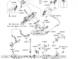 IGNITION SWITCH/LOCKS/REFLECTORS - VN2000D6F VULCAN 2000 LIMITED 2006 USA CALIFORNIA CANADA