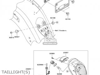 TAILLIGHT(S) - VN2000E6F VULCAN 2000 CLASSIC 2006 USA CALIFORNIA CANADA
