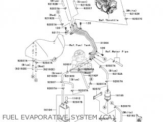 FUEL EVAPORATIVE SYSTEM (CA) - VN2000E7F VULCAN 2000 CLASSIC 2007 USA CALIFORNIA
