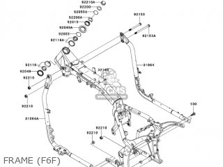FRAME (F6F) - VN2000F6F VULCAN 2000 CLASSIC 2006 USA CALIFORNIA CANADA / LT