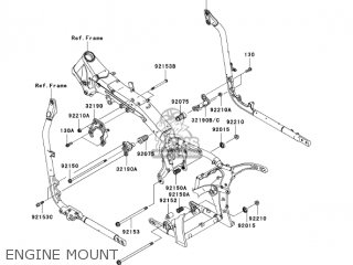 ENGINE MOUNT - VN2000F6F VULCAN 2000 CLASSIC 2006 USA CALIFORNIA CANADA / LT