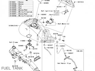 FUEL TANK - VN2000F6F VULCAN 2000 CLASSIC 2006 USA CALIFORNIA CANADA / LT