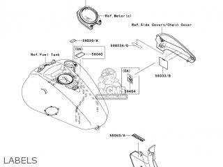 LABELS - VN2000F7F VULCAN 2000 CLASSIC 2007 USA CALIFORNIA CANADA / LT