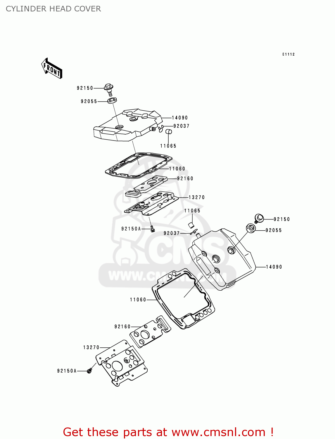CYLINDER HEAD COVER VN400C4 VULCAN CLASSIC 1994 GREECE