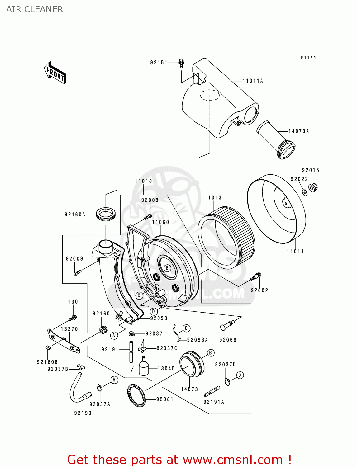 AIR CLEANER VN400C4 VULCAN CLASSIC 1994 GREECE