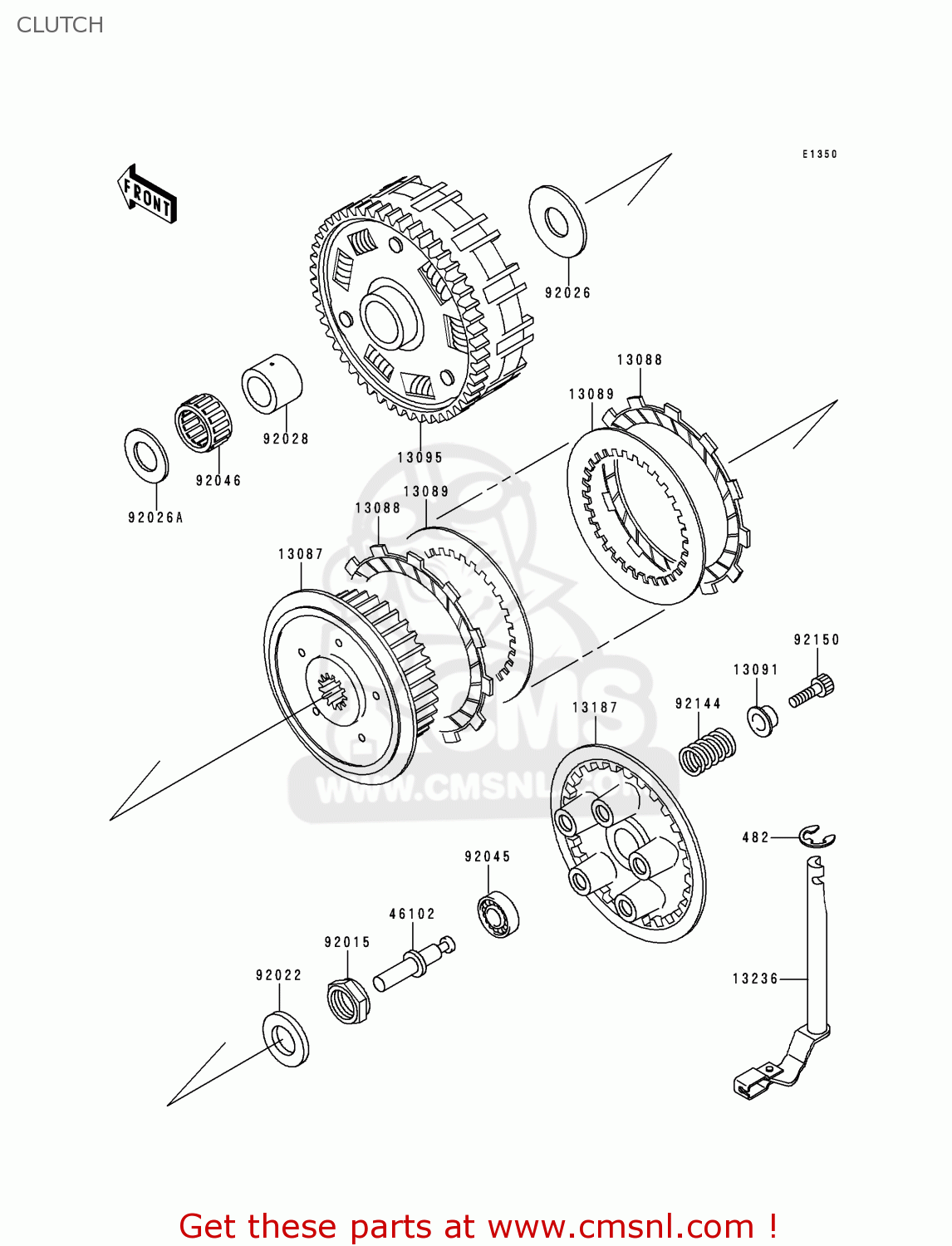 CLUTCH VN400C4 VULCAN CLASSIC 1994 GREECE