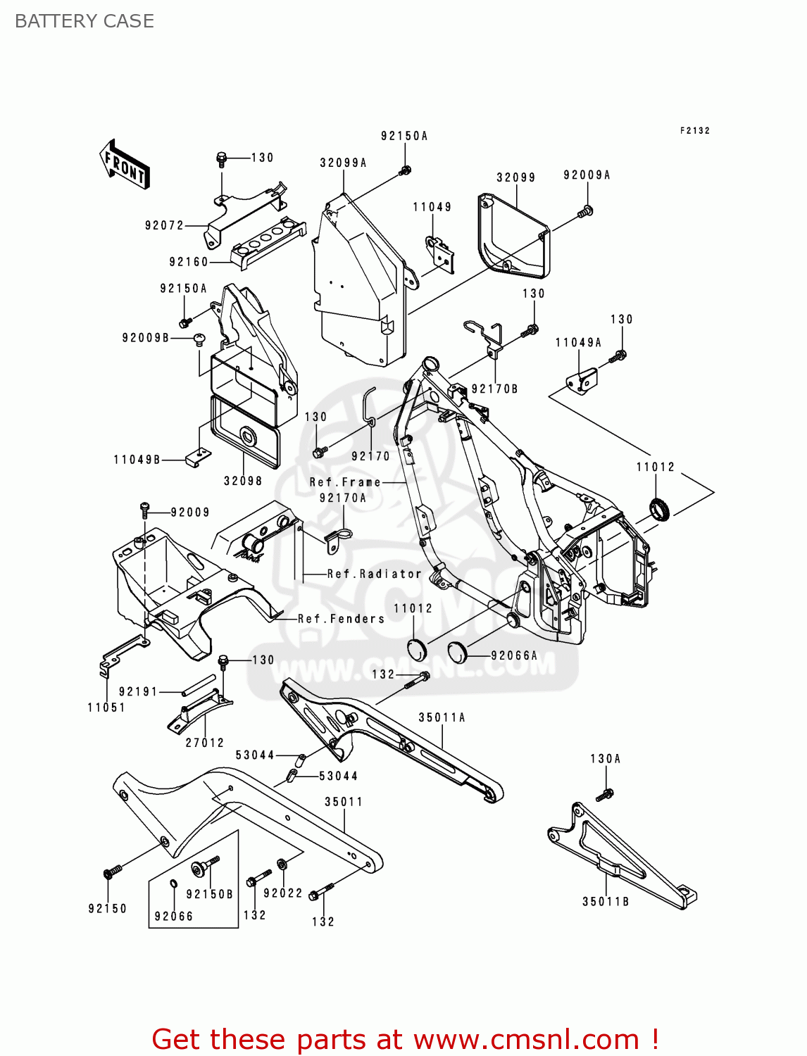 BATTERY CASE VN400C4 VULCAN CLASSIC 1994 GREECE