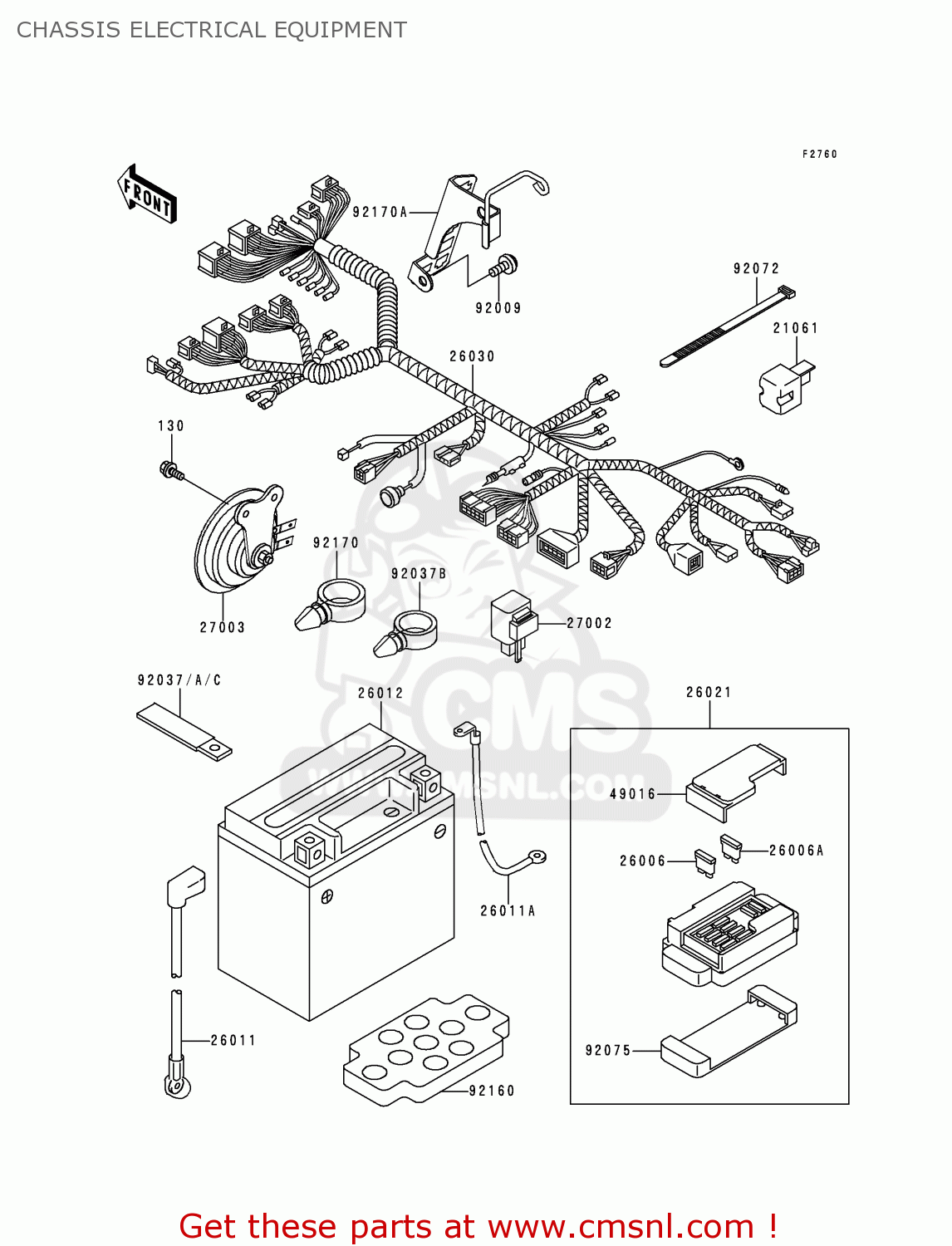 CHASSIS ELECTRICAL EQUIPMENT VN400C4 VULCAN CLASSIC 1994 GREECE