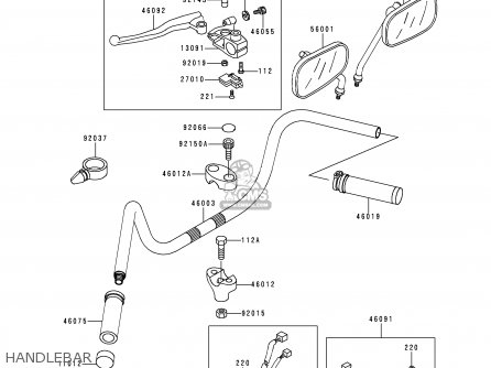 HANDLEBAR - VN400C4 VULCAN CLASSIC 1994 GREECE