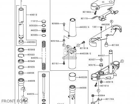 FRONT FORK - VN400C4 VULCAN CLASSIC 1994 GREECE