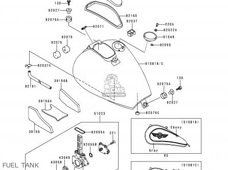 FUEL TANK - VN400C4 VULCAN CLASSIC 1994 GREECE