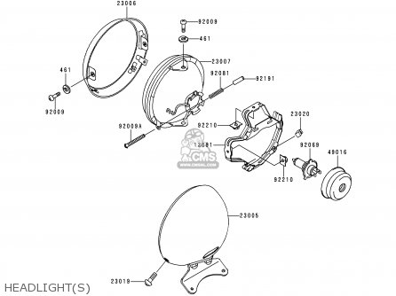 HEADLIGHT(S) - VN400C4 VULCAN CLASSIC 1994 GREECE