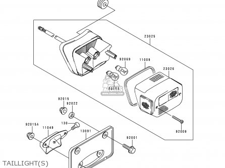 TAILLIGHT(S) - VN400C4 VULCAN CLASSIC 1994 GREECE