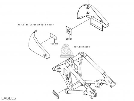 LABELS - VN400C4 VULCAN CLASSIC 1994 GREECE
