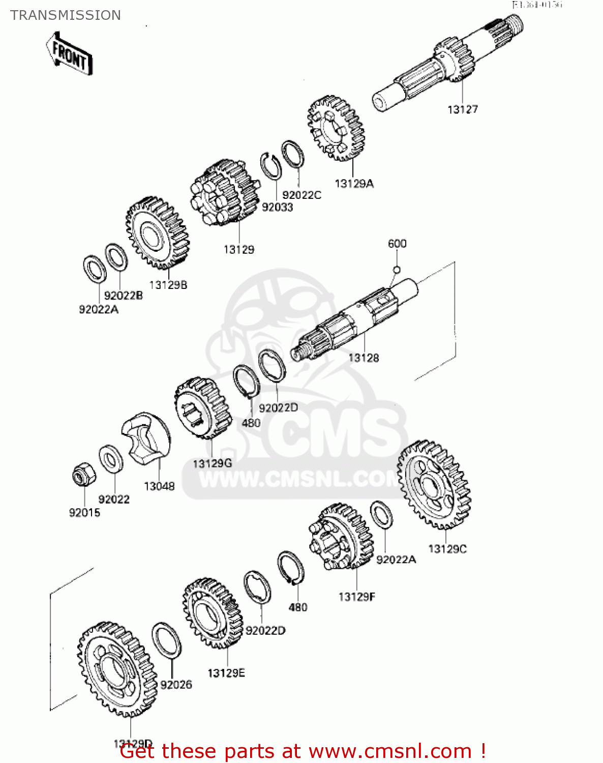 TRANSMISSION VN700A1 LTD 1985 USA CALIFORNIA