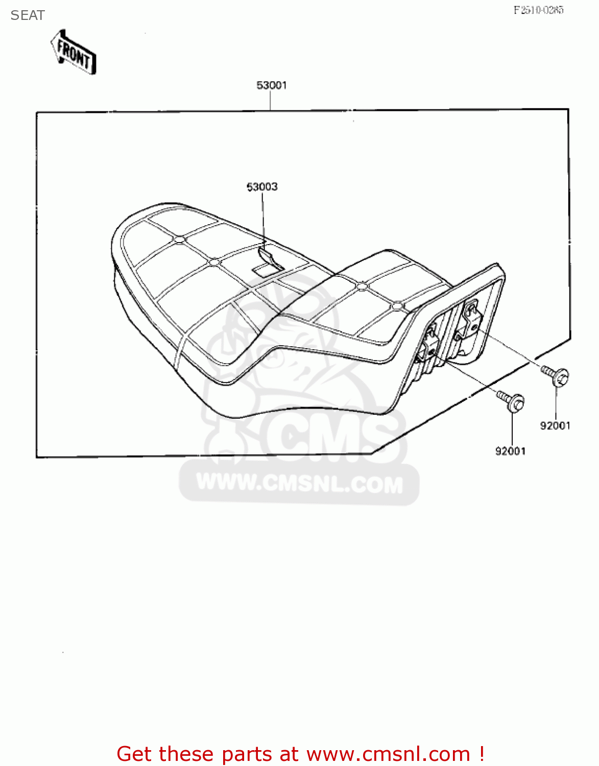 SEAT VN700A1 LTD 1985 USA CALIFORNIA