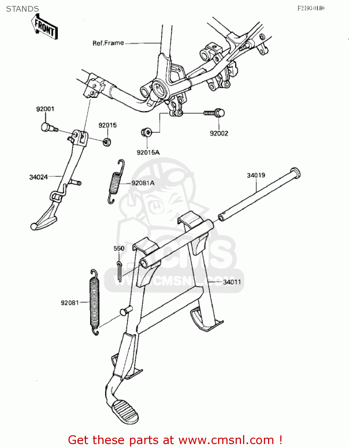 STANDS VN700A1 LTD 1985 USA CALIFORNIA