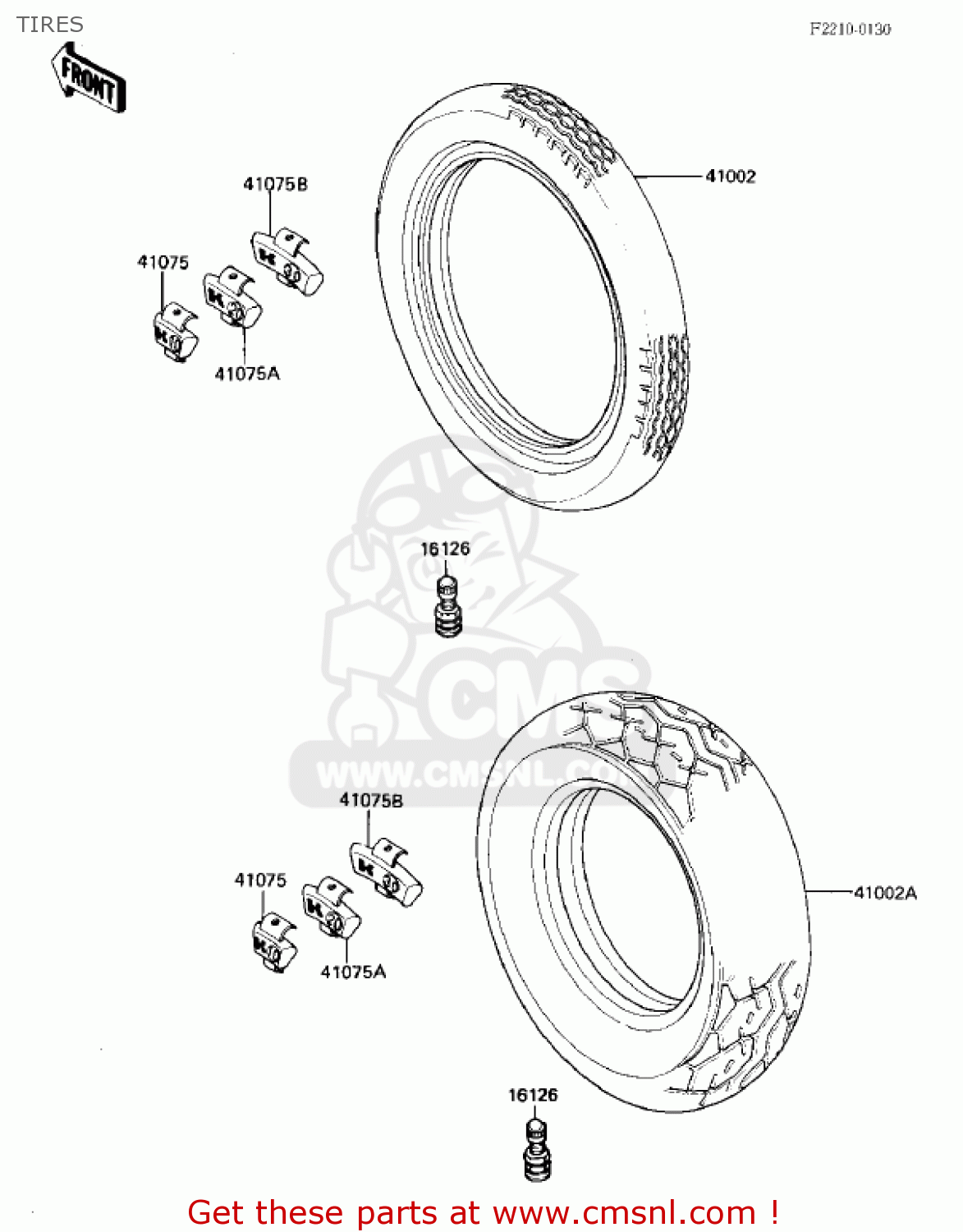 TIRES VN700A1 LTD 1985 USA CALIFORNIA