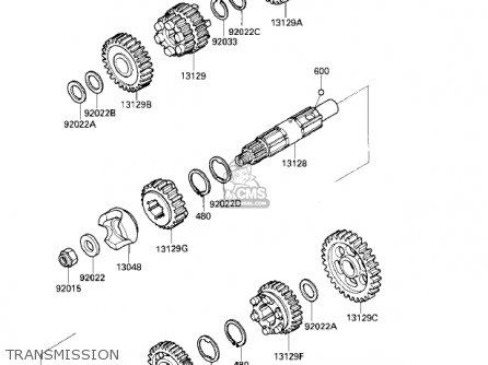 TRANSMISSION - VN700A1 LTD 1985 USA CALIFORNIA