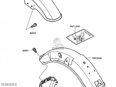 FENDERS - VN700A1 LTD 1985 USA CALIFORNIA