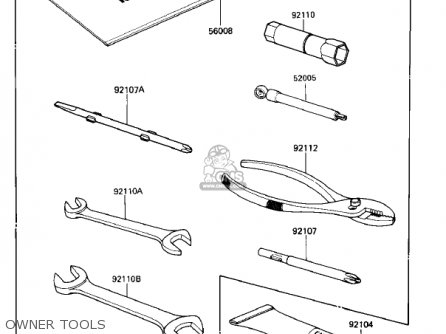 OWNER TOOLS - VN700A1 LTD 1985 USA CALIFORNIA