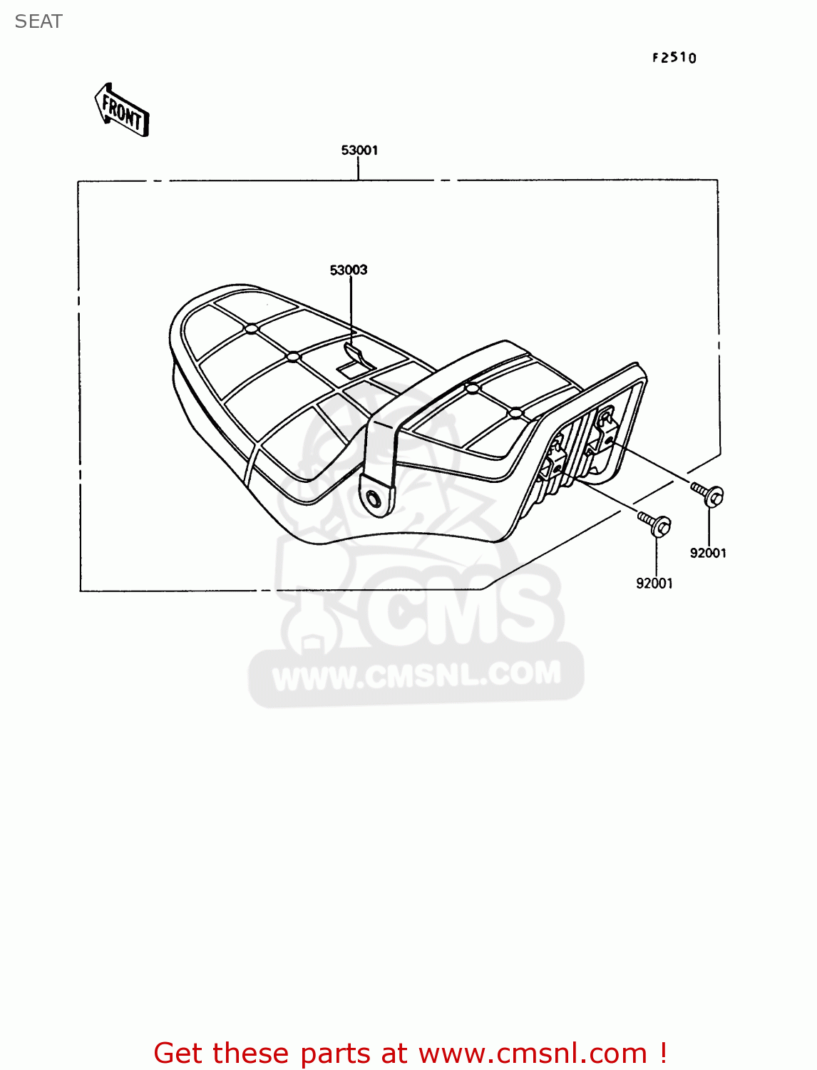SEAT VN750A10 VN750 TWIN 1994 UNITED KINGDOM FR NL AR FG IT SP ST