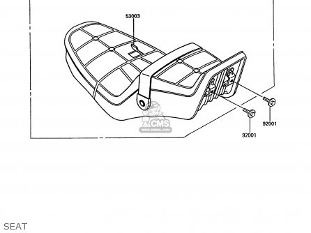 SEAT - VN750A10 VN750 TWIN 1994 UNITED KINGDOM FR NL AR FG IT SP ST