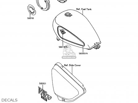 DECALS - VN750A10 VN750 TWIN 1994 UNITED KINGDOM FR NL AR FG IT SP ST