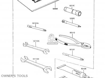 OWNER'S TOOLS - VN750A11 VULCAN 750 1995 USA CALIFORNIA