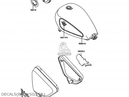 DECALS(BLUE/SILVER) - VN750A12 VULCAN 750 1996 USA CALIFORNIA