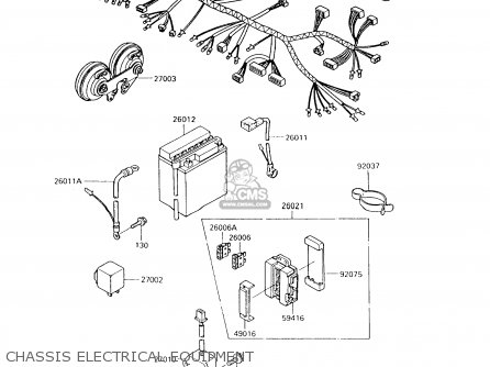 CHASSIS ELECTRICAL EQUIPMENT - VN750A13 VULCAN 750 1997 USA CALIFORNIA