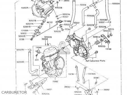 CARBURETOR - VN750A14 VULCAN 750 1998 USA CALIFORNIA