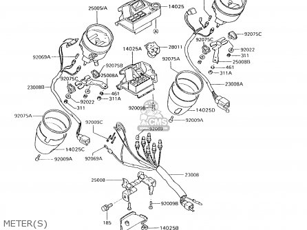 METER(S) - VN750A14 VULCAN 750 1998 USA CALIFORNIA