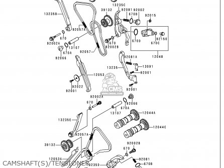 CAMSHAFT(S)/TENSIONER - VN750A15 VULCAN 750 1999 USA CALIFORNIA