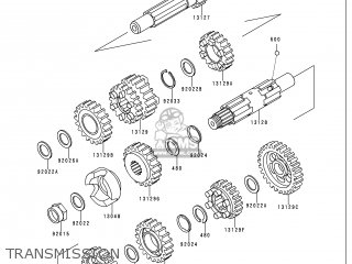 TRANSMISSION - VN750A15 VULCAN 750 1999 USA CALIFORNIA